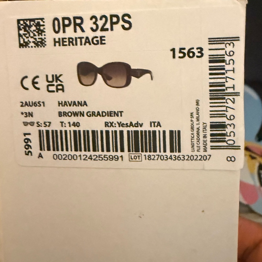 PRADA OPR 32PS HAVANA
BROWN GRADIENT women sunglasses 
Size 57-17-140 - Picture 7 of 14